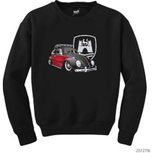 Wakha Volkswagen Vosvos Siyah Sweatshirt
