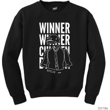 Wakha Pubg Winner Winner Siyah Sweatshirt