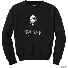 Taylor Swift Silhouette Siyah Sweatshirt