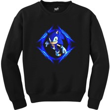 Wakha Sonic Blue Siyah Sweatshirt
