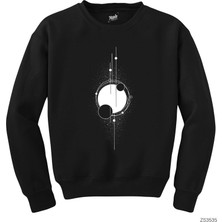 Wakha Solar Güneş Sistemi Siyah Sweatshirt