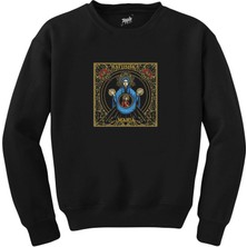 Wakha Batushka Raskol Design Siyah Sweatshirt