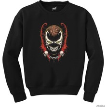 Wakha Scribble Spawn Siyah Sweatshirt