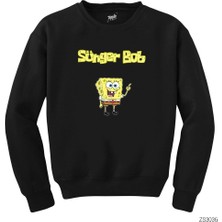 Wakha Sünger Bob Siyah Sweatshirt