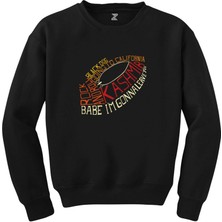 Wakha LED Zeppelin Songs Classic Siyah Sweatshirt