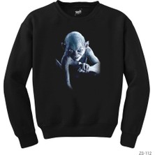Wakha Lord Of The Rings Smeagol Siyah Sweatshirt