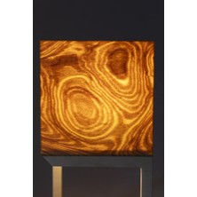 Sade Wooden Lamp Atelier Masa Abajuru