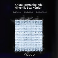 Vosco Buz Makinesi 100KG/GÜN Kapasiteli (Küp Buz)