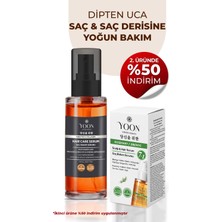 Yoon Saç ve Saç Derisi Onarıcı Serum - Keratin - Kolajen - Biberiye ve 7 Aktifli Saç Bakım Kompleksi - 2'li Set