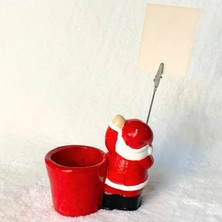 Uretti El Yapımı Yeni Yıl Noel Baba Saksı / Notluk - 10 / 12 cm