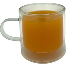 Kitchen Design Lab Çift Cidarlı Kahve,latte,çay Bardağı Seti -250 ml Cam Kupa Seti 6 Adet 2128