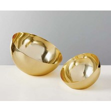Miarik Design Dekoratif 2 Li Metal Kase
