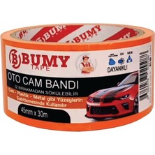 Bumy Cam Sabitleme Bandı - 45 mm x 30 mt - Turuncu