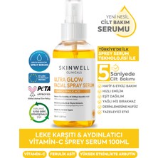 SKINWELL Ton Eşitleyici ve Süper Aydınlatıcı C Vitamini Yüz Bakım Sprey Serum 100 ml