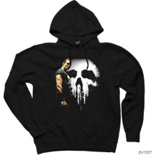 Wakha Punisher In The Shadow Siyah Kapşonlu Sweatshirt Hoodie