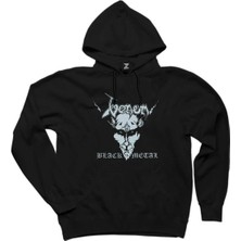 Wakha Venom Black Metal Silver Siyah Kapşonlu Sweatshirt Hoodie