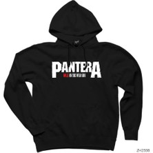 Wakha Pantera Walk On The Wild Side Siyah Kapşonlu Sweatshirt Hoodie