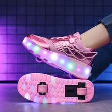 iFareem Kızlar Için LED Işıklı Paten Ayakkabıları Trend Açık Hava Spor Ayakkabıları (Yurt Dışından)