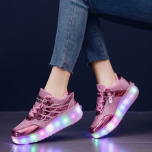 iFareem Kızlar Için LED Işıklı Paten Ayakkabıları Trend Açık Hava Spor Ayakkabıları (Yurt Dışından)