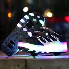 iFareem Kızlar Için LED Işıklı Paten Ayakkabıları Trend Açık Hava Spor Ayakkabıları (Yurt Dışından)