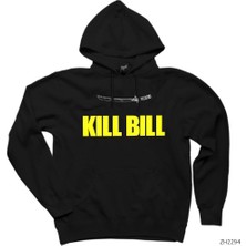 Wakha Kill Bill Siyah Kapşonlu Sweatshirt Hoodie