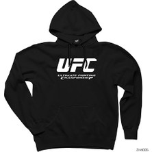 Wakha Ufc Ultimate Championship Siyah Kapşonlu Sweatshirt Hoodie