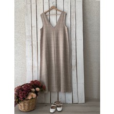 Küçüğüm Butik Bej Rengi A-Kesim Tüvit Jile