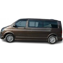 Paşa Tuning Volkswagen Transporter - (2003 - 2021) Uzun Şase Custom Style Yan Marşpiyel Seti (Plastik)