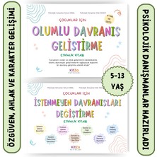 2 Kitap Birlikte Set-Çocuklar Için Olumlu Davranış Geliştirme ve Istenmeyen Davranışları Değiştirme Etkinlik Kitabı