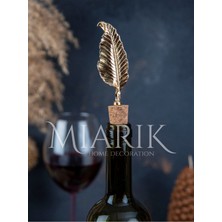 Miarik Design Yaprak Şışe Mantar , Şarap Mantarı , Şarap Tıpası , Yagdanlık Tıpası , Yagdanlık Mantarı