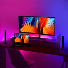 Onomo Rgb LED Tv, Bilgisayar, Masa Ambiyans Işık Çubukları 2'li Paket