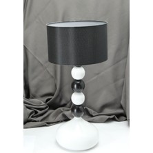 Casa Masa/gece /yatak Başı /metal Ayak /kumaş Başlıklı Abajur Lambası