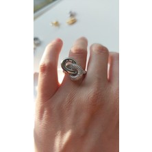 Nevamor Altın Kaplama Silver Sonsuzluk Yüzük