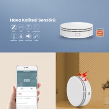 Novato Wifi Hava Kalitesi ve Sıcaklık Nem Sensörü ( Tuya - Smart Life Uyumlu )