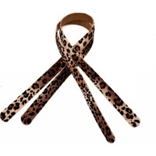 Angel Çanta Aksesuar 70 X 2 Cm Suni Deri Leopar Renk Çift Çanta Sapı