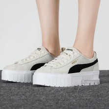 Puma Mayze Kadın Platform Bej Spor Ayakkabı