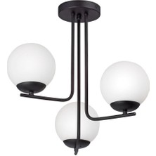 Kartopu Camlı Modern Yemek Masası Salon Yatak Odası Avize