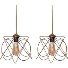 Eskitme Sarkıt Avize 2 Adet