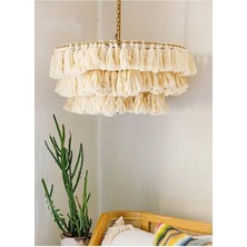 Modern Makrome Avize Salon Yemek Odası Yatak Odası Çoçuk Odası Avize