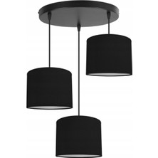 Salon Avize Siyah Kumaş Şapkalar