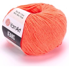 Yarnart Jeans 61 Fosforlu Turuncu Amigurumi Örgü Ipi Hırka Örgü Ipi Bebek Ipi Punch Ipi 3'lü Paket