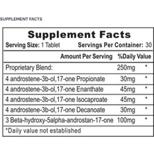 Hi-Tech Pharmaceuticals Sustanon  250 Prohormon ve Testesteron Bir Arada 30 Tablet. Usa MENŞEI.3754