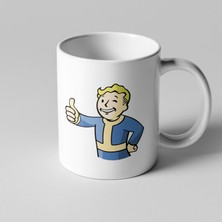 Golden Crafts Fallout Vault-Tec Logolu Kupa Seramik Kahve Mug