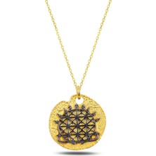 925 Ayar Gümüş Hitit Güneşi Kolye Özel Tasarım