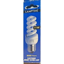 Lamptime // 11 Watt Spiral Tasarruflu Ampul-Beyaz Işık