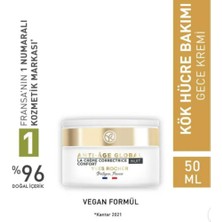 Yves Rocher Gece Kremi - Yenileyici Bitkisel Kök Hücre Bakımı / Anti-Age Global 8 Farklı Etki - Shea Yağı & Vitamin E  50 ml