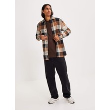 Only & Sons Normal Ekru Kareli Erkek Gömlek Onsgudmund Ls 3t Check Shırt Noos
