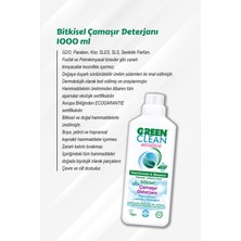 Green Clean Bitkisel Çamaşır Deterjanı 5 Adet 1000 ml ve Rosie Pamuk