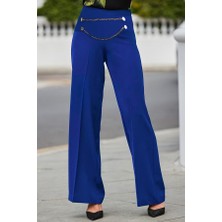 Nnstartshopping  Kadın Beli Zincir Detay Ithal Krep Pantolon