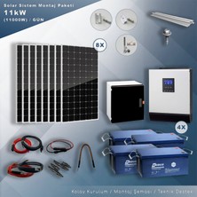 Matech 11 Kw Solar Paket Sistem (11000W/GÜN)